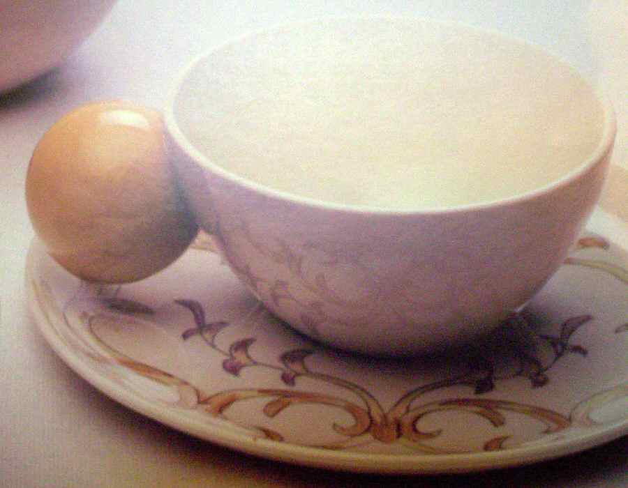 Santa Barbara Flat Cup & Saucer Set by Crown Lynn-1