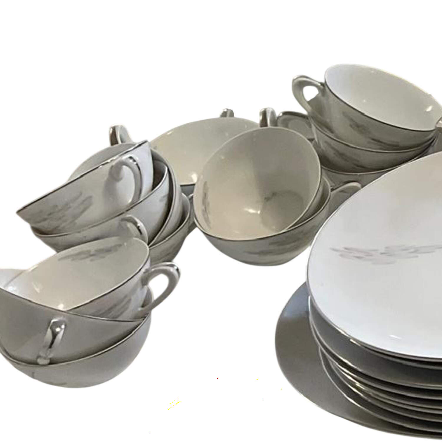 Sunset Flat Cup & Saucer Set by James Chatelaine-1