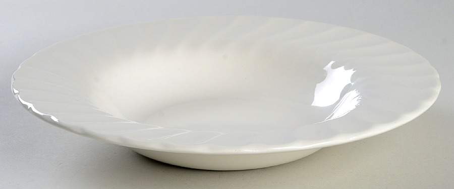 Chelsea White (Colombia) Rim Soup Bowl by Churchill-1