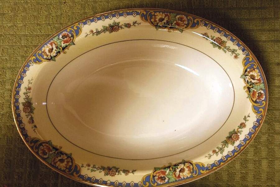 CHF1381 9" Oval Vegetable Bowl by Charles Field Haviland-1