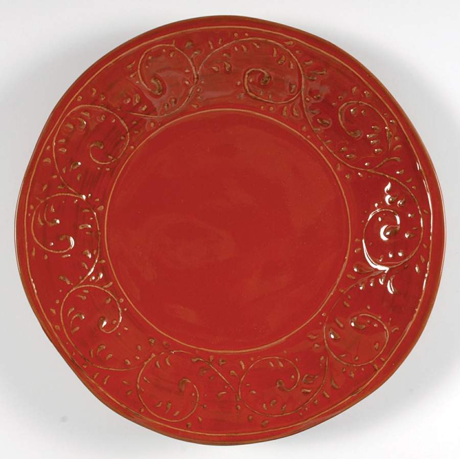 Carmen Broccato Dinner Plate by Crate & Barrel-1