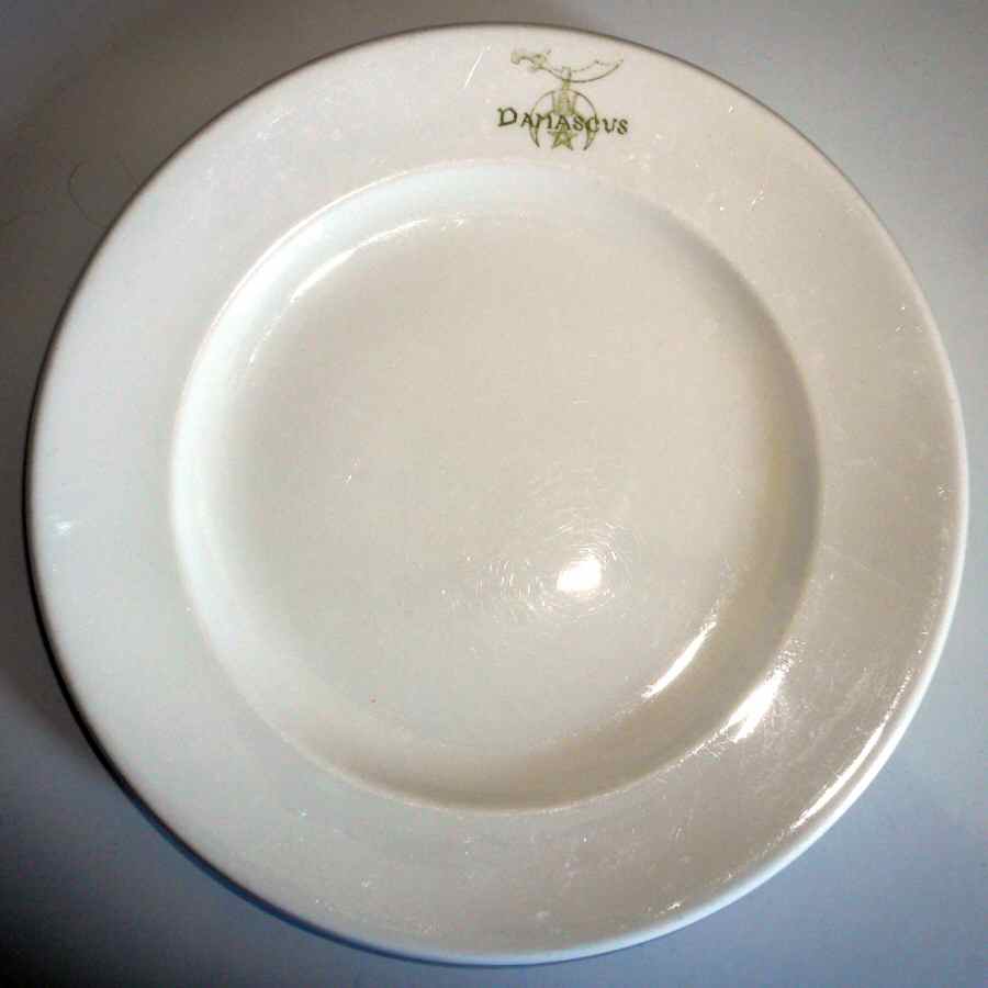 Damascus Dinner Plate by Chester Pottery-1