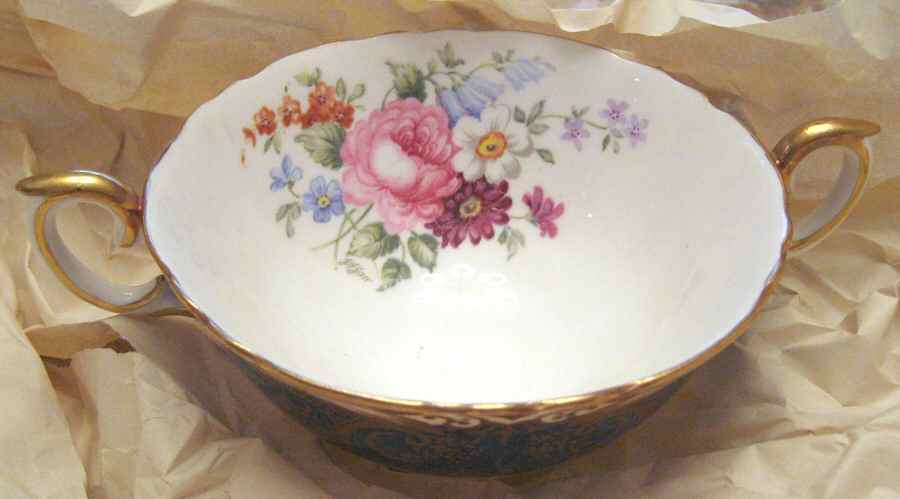 A15907 Flat Cream Soup Bowl by Crown Staffordshire-1