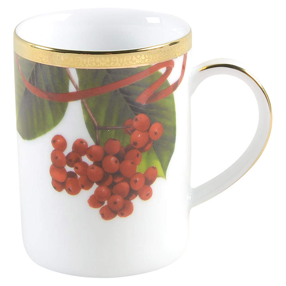 Fashion Buffet Gold (Holly and Pine) Mug by Charter Club-1