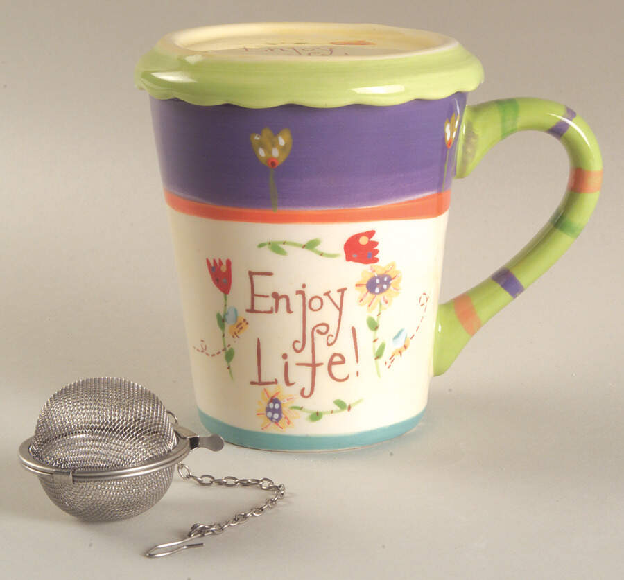 Sentiments Mug with Lid & Infuser by Certified International-1