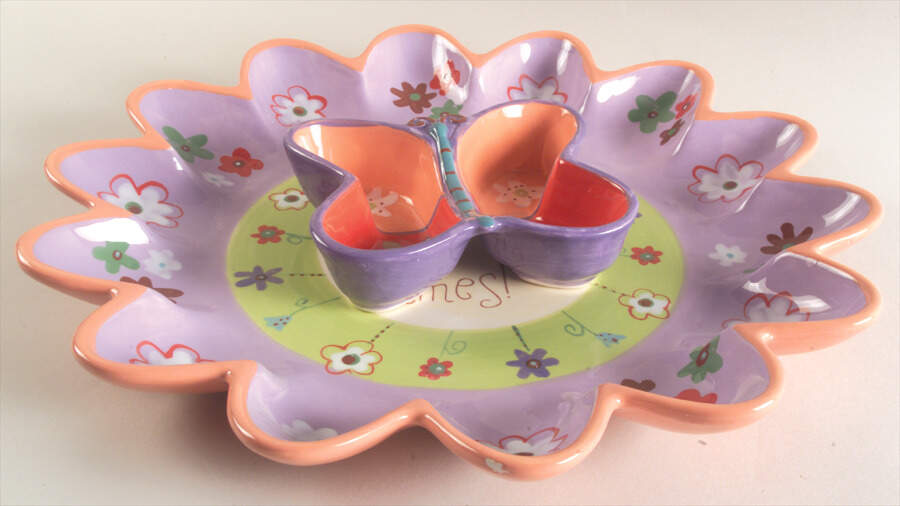 Sentiments Figural Chip/Dip Set (2 Piece) by Certified International-1
