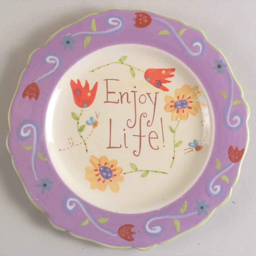 Sentiments Salad/Dessert Plate by Certified International-1