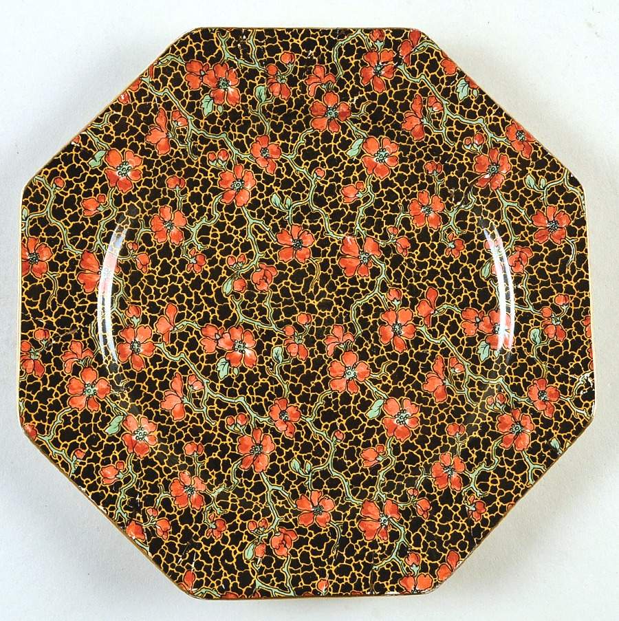 Delhi Octagonal Luncheon Plate by Crown Ducal-1