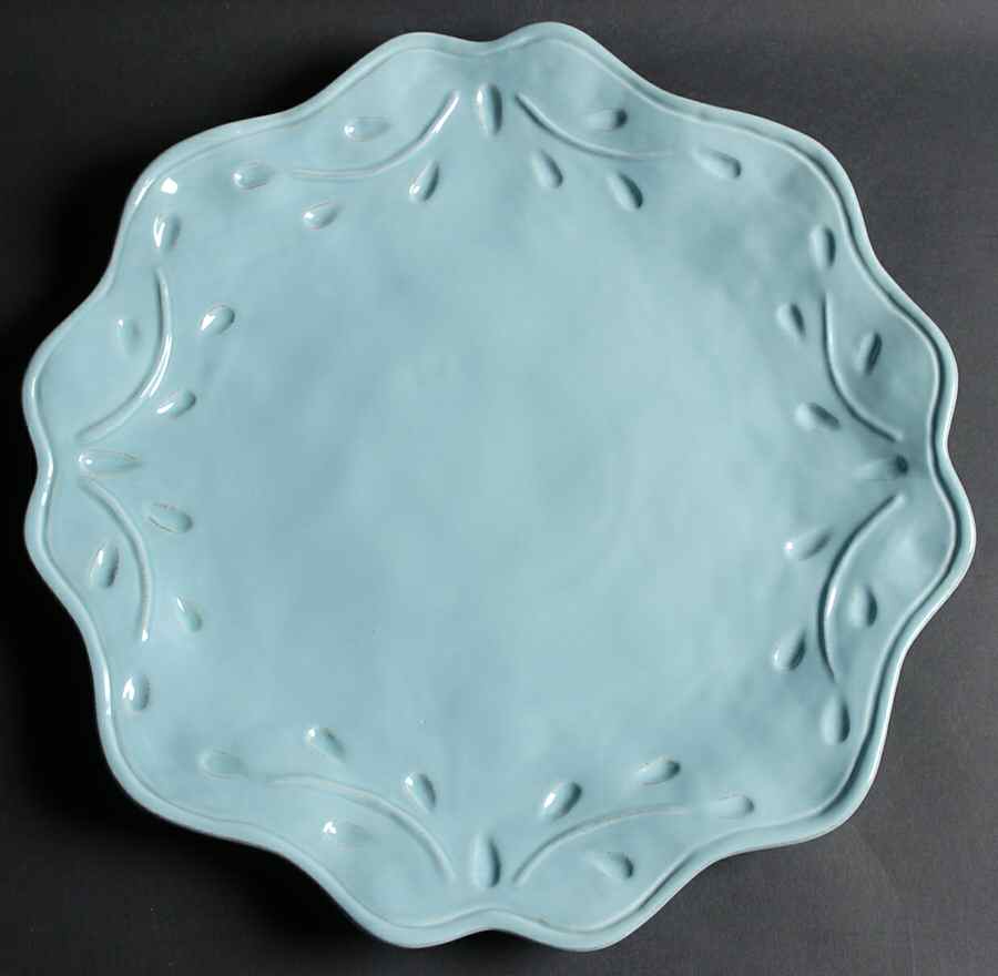 Rustica Aqua 16" Chop Plate (Round Platter) by Certified International-1