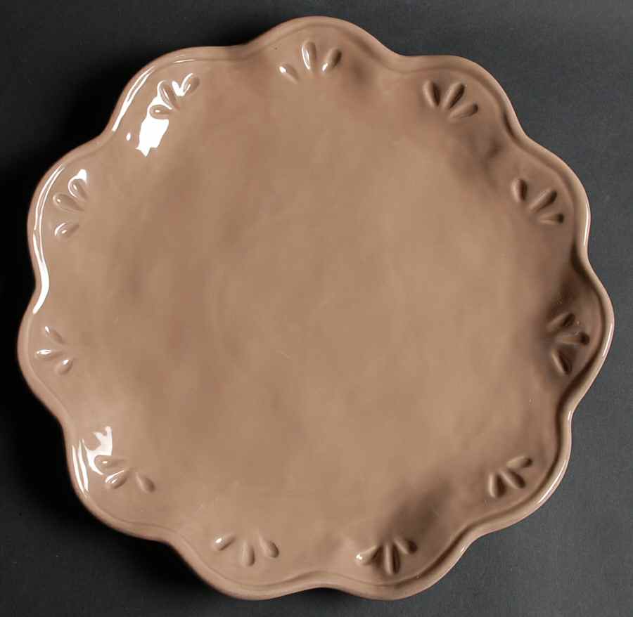 Rustica Taupe 13" Chop Plate (Round Platter) by Certified International-1