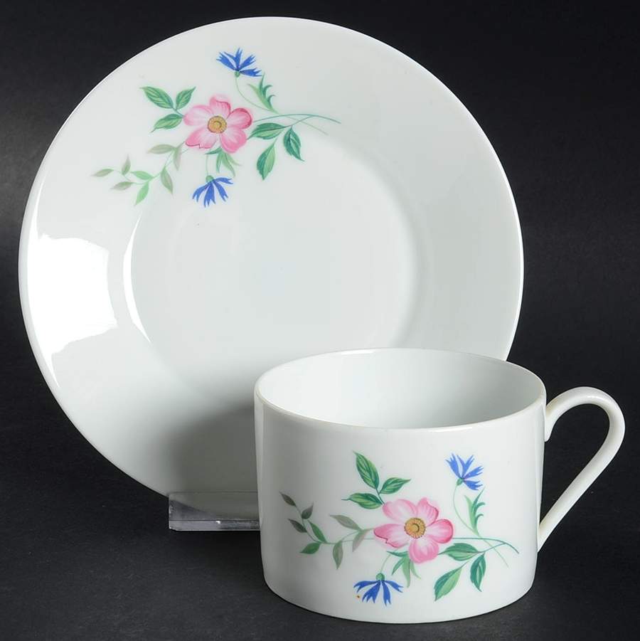 CNR56 Flat Cup & Saucer Set by Chastagner & Cie-1