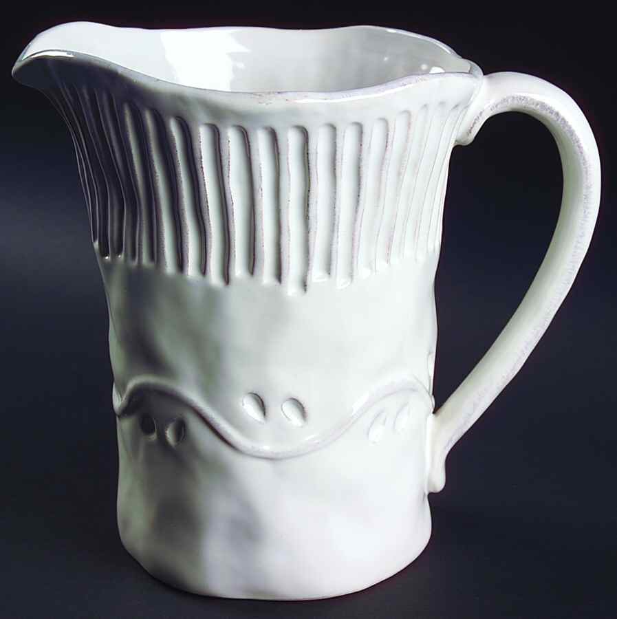Rustica White 80 Oz Pitcher by Certified International-1
