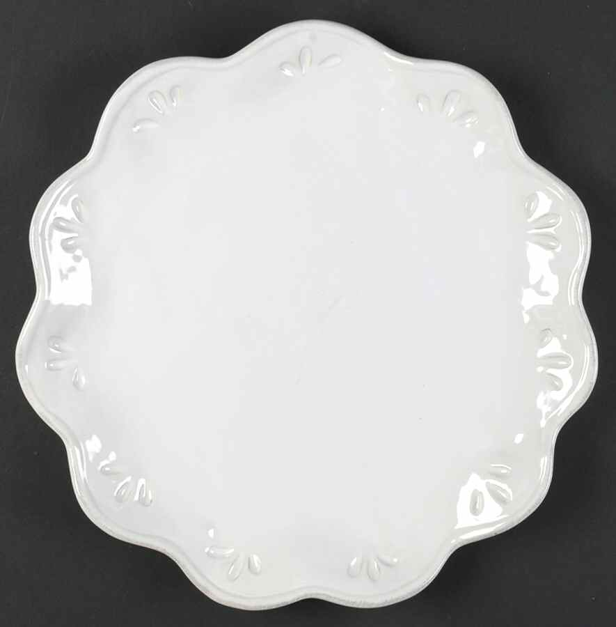 Rustica White 13" Chop Plate (Round Platter) by Certified International-1
