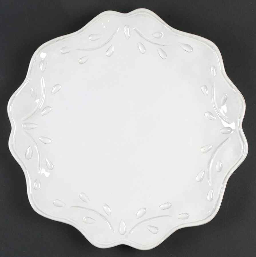 Rustica White 16" Chop Plate (Round Platter) by Certified International-1