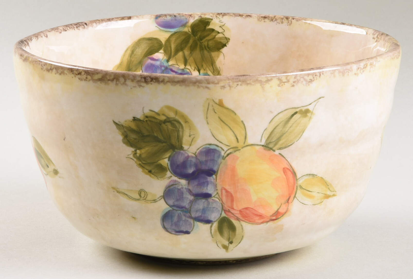 Pompeii Orange Deep Soup/Cereal Bowl by Maxcera Corp-1