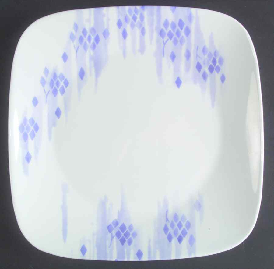 Blue Diamonds Dinner Plate by Corning Corelle-1