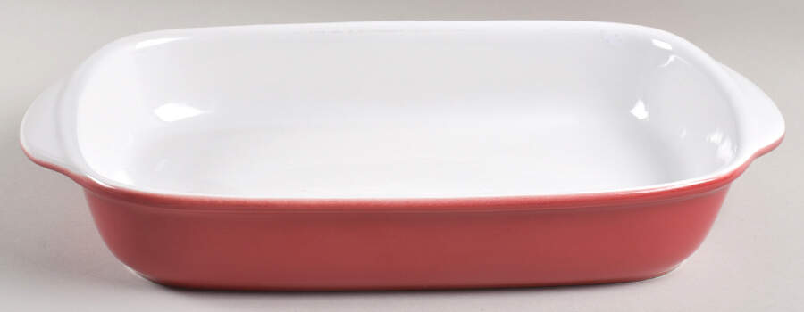 Cajun Red (Serveware) 13"  Rectangular Baker by Corning Corelle-1