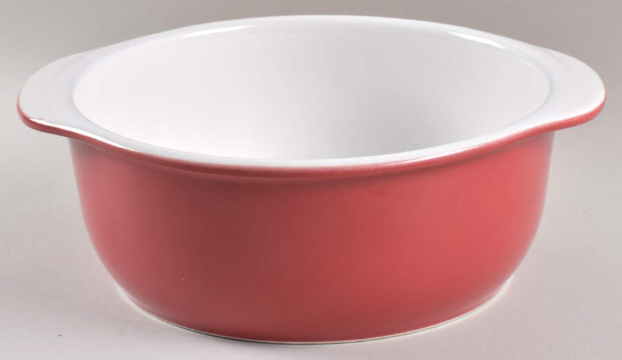 Cajun Red (Serveware) 2.5 Qt Round Casserole No Lid by Corning Corelle-1