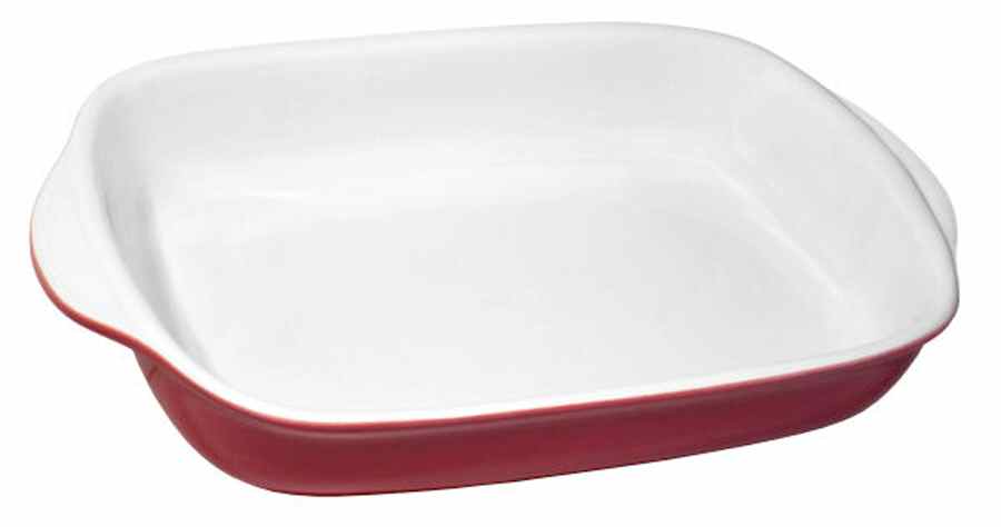 Cajun Red (Serveware) 10" Rectangular Baker by Corning Corelle-1