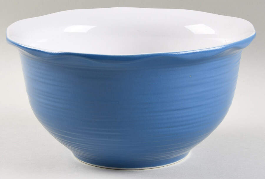 Casual Collections Blue and White 8" Mixing Bowl by Corning Corelle-1