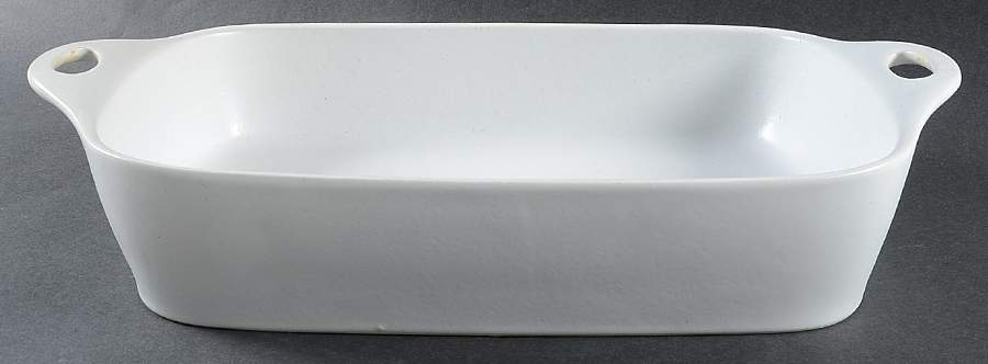 Creations White Diamond 13" Rectangular Roaster by Corning Corelle-1