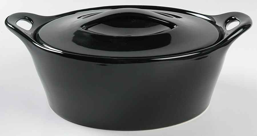 Creations Onyx 1.5 Qt Round Covered Casserole by Corning Corelle-1