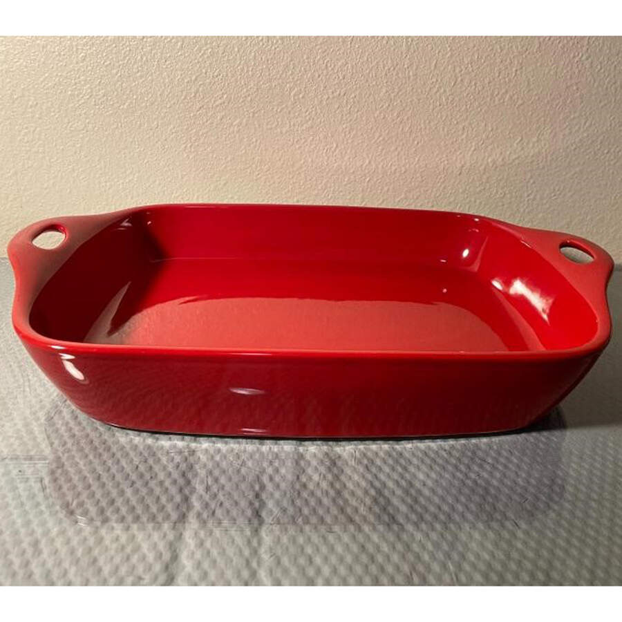 Creations Ruby 14" Rectangular Roaster by Corning Corelle-1