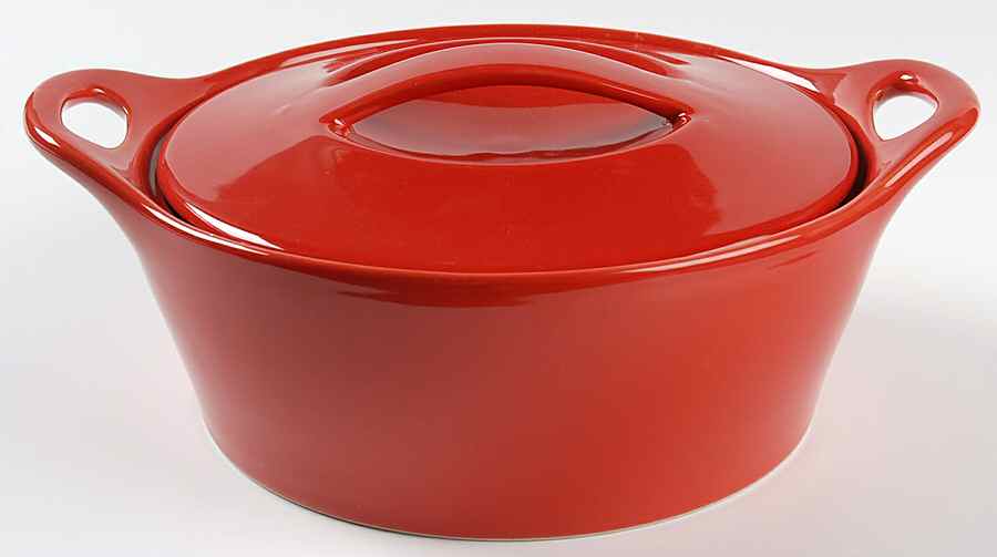 Creations Ruby 1.5 Qt Round Covered Casserole by Corning Corelle-1