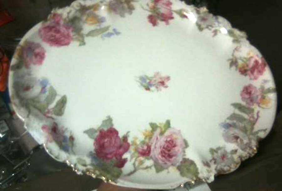 CHF1386 11" Oval Serving Platter by Charles Field Haviland-1