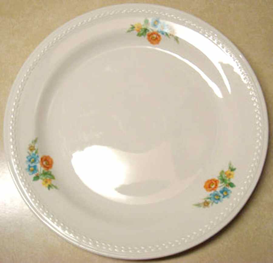 CRP178 Dinner Plate by Crown Potteries-1