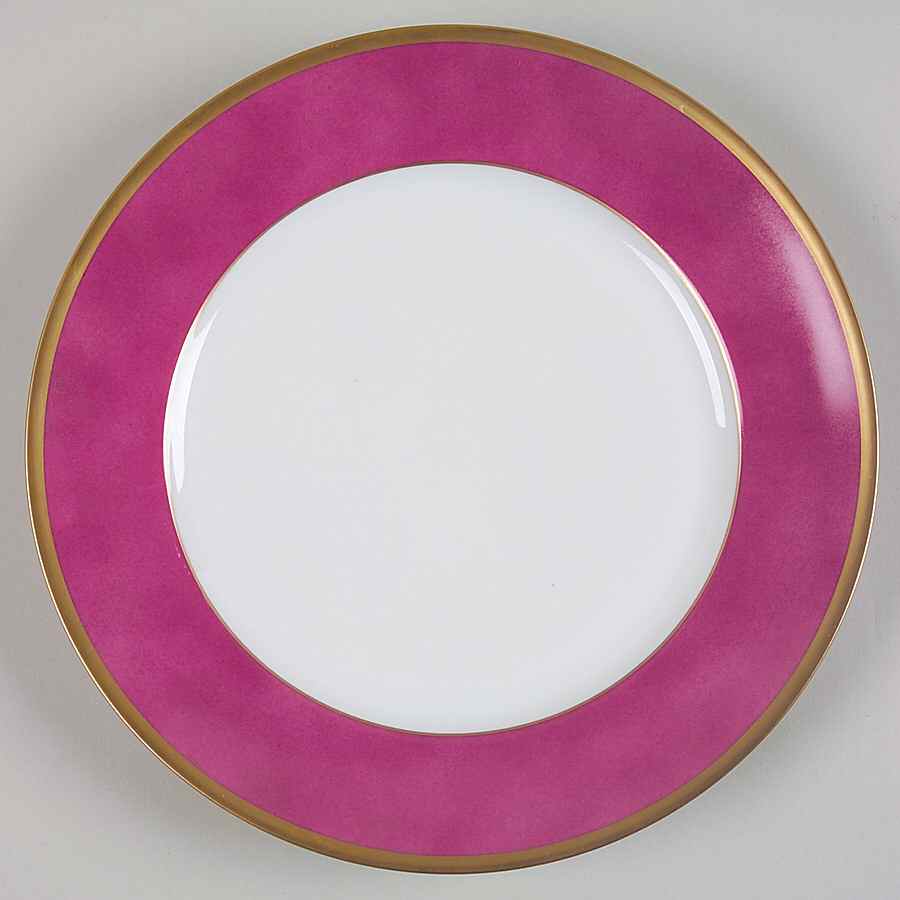 Arc En Ciel Raspberry (Framboise) Dinner Plate by Charles Field Haviland-1