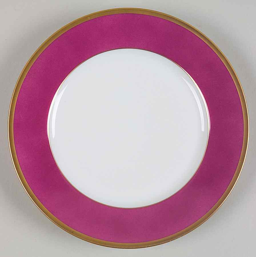 Arc En Ciel Raspberry (Framboise) Salad Plate by Charles Field Haviland-1