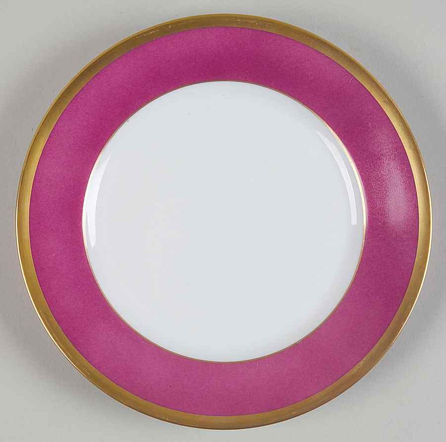 Arc En Ciel Raspberry (Framboise) Bread & Butter Plate by Charles Field Haviland-1
