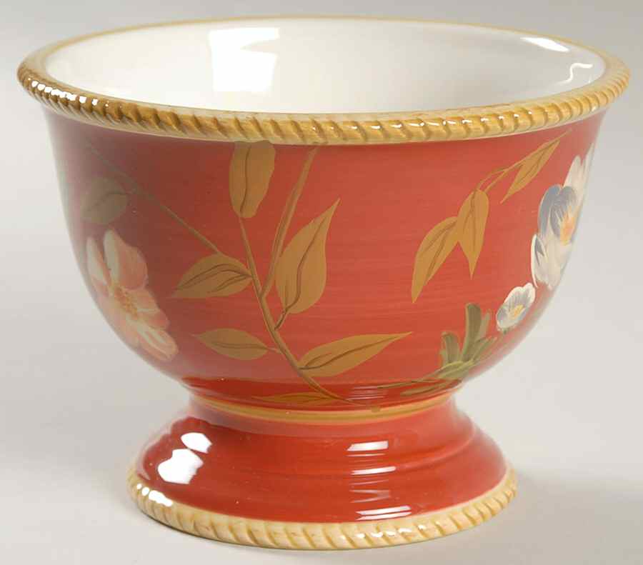Crimson Garden Individual Ice Cream Dish by Certified International-1