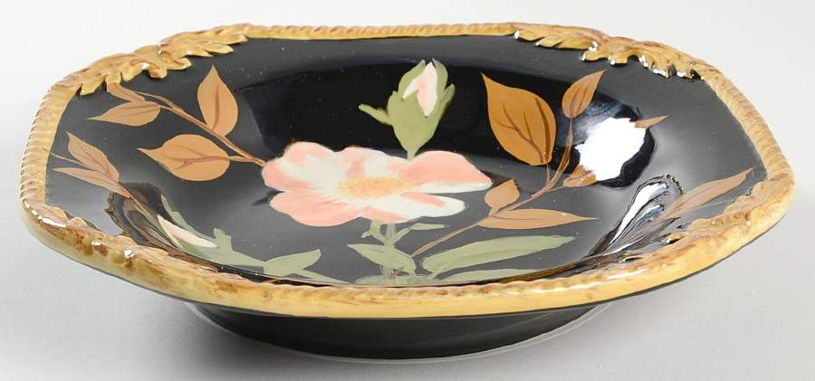 Crimson Garden Rim Soup Bowl by Certified International-1