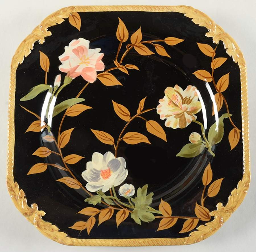 Crimson Garden 13" Square Serving Platter by Certified International-1