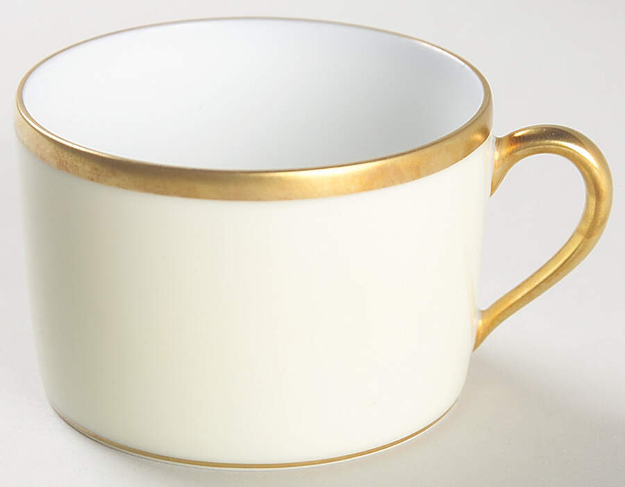 Arc En Ciel Lime (Tilleul) Flat Cup by Charles Field Haviland-1