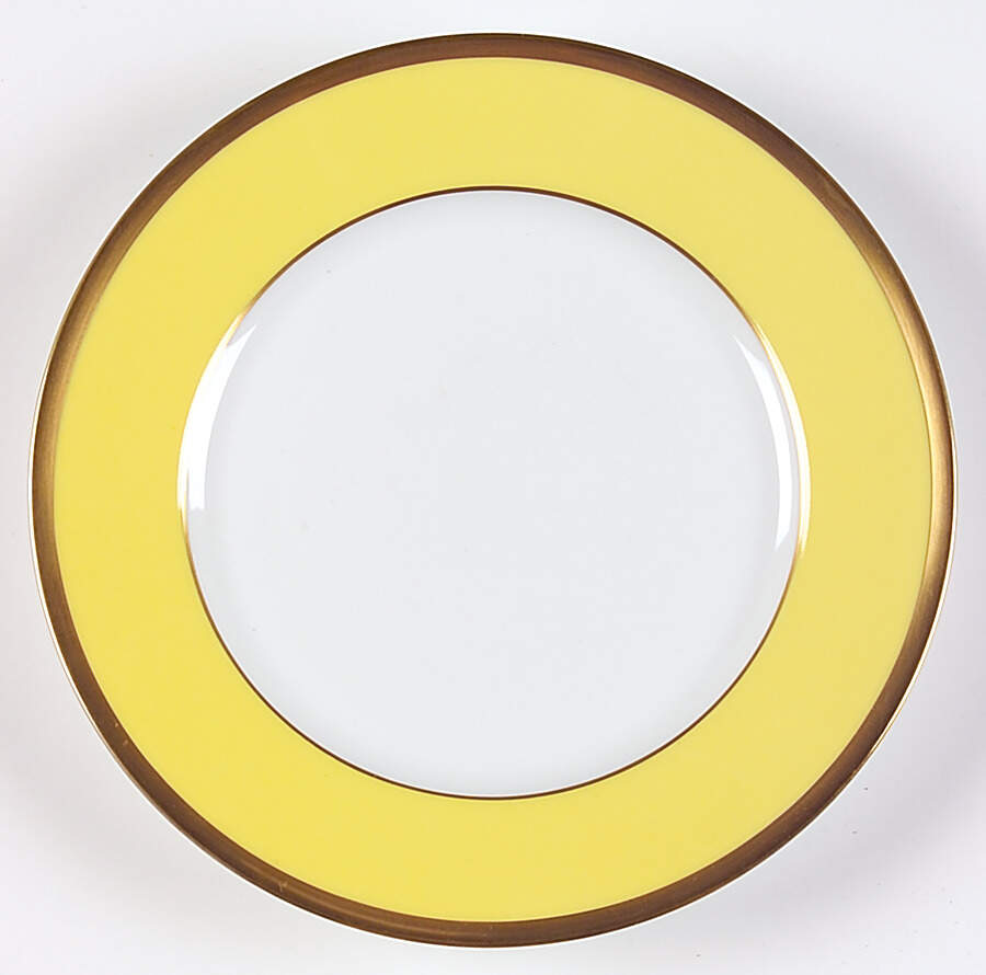 Arc En Ciel Grape Fruit (Yellow) Salad Plate by Charles Field Haviland-1