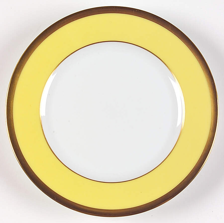 Arc En Ciel Grape Fruit (Yellow) Bread & Butter Plate by Charles Field Haviland-1
