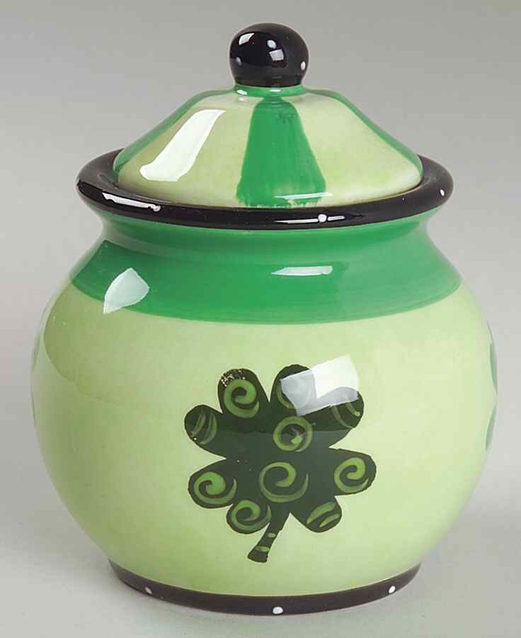 Pot O Gold Sugar Bowl & Lid by Certified International-1
