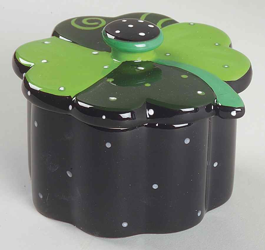 Pot O Gold 5" Candy Box with Lid by Certified International-1