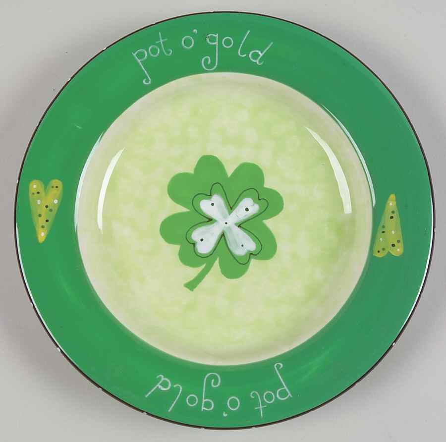 Pot O Gold Salad/Dessert Plate by Certified International-1