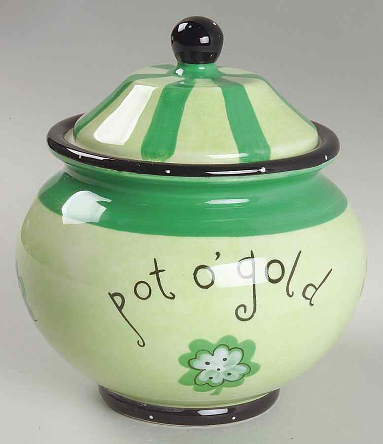 Pot O Gold Change Jar & Lid by Certified International-1
