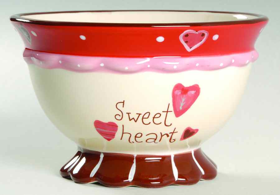 Valentines Day Footed Dessert Bowl by Certified International-1