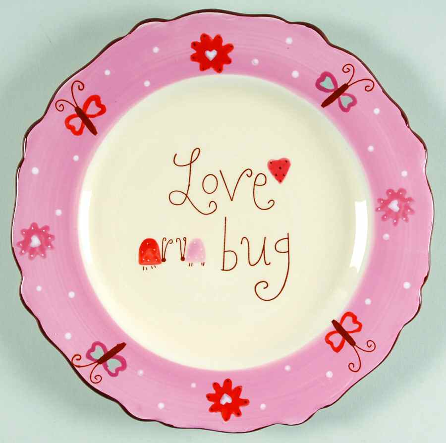 Valentines Day Salad/Dessert Plate by Certified International-1