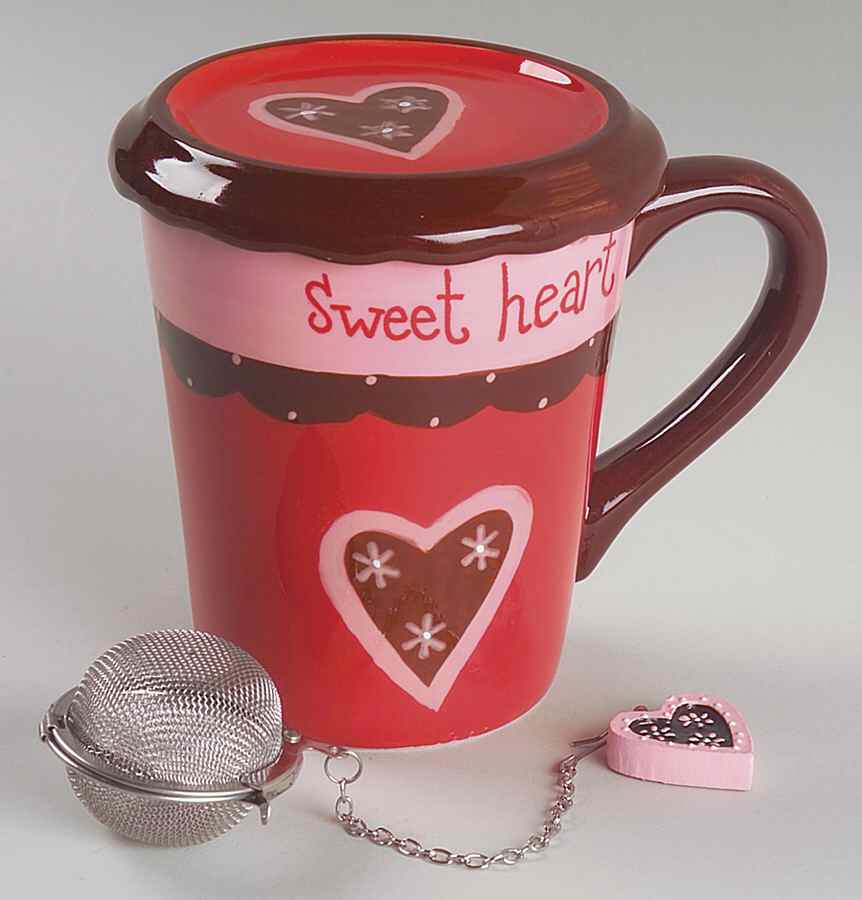 Valentines Day Mug with Lid & Infuser by Certified International-1