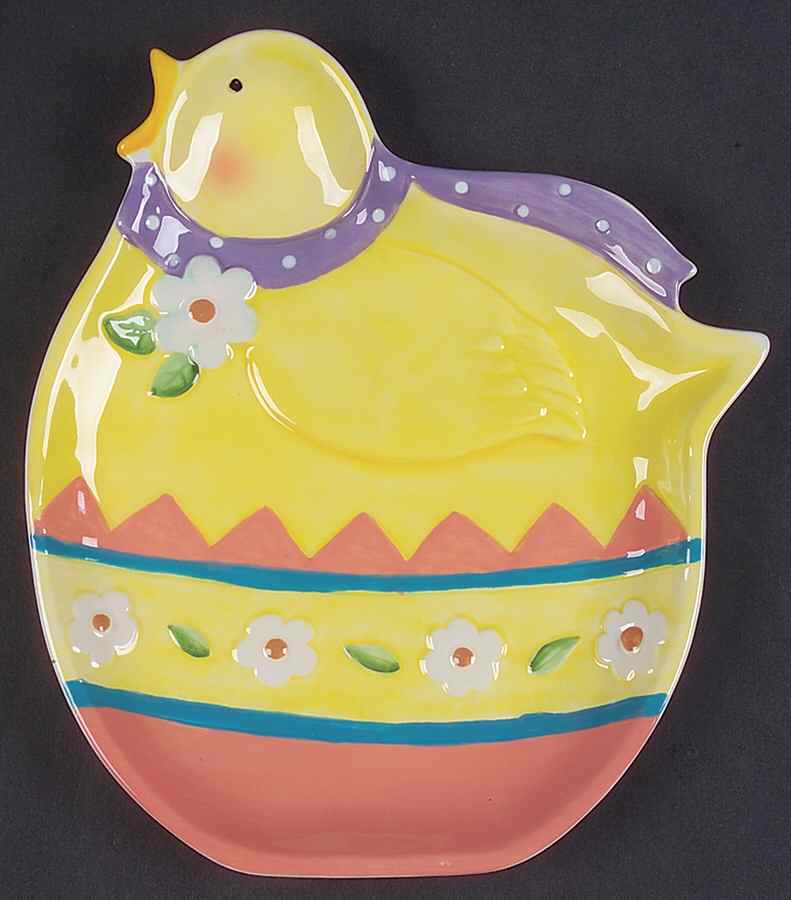 Bunny Patch Plate-Candy by Certified International-1