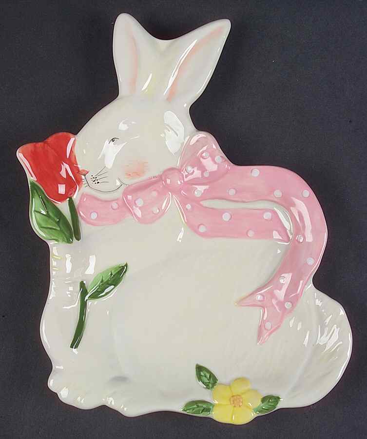 Bunny Patch Plate-Candy by Certified International-1