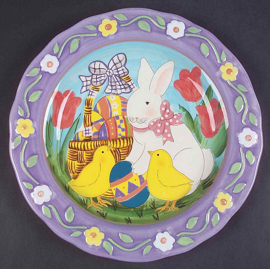 Bunny Patch Dinner Plate by Certified International-1