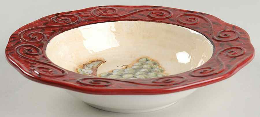Tuscan Winery Rim Soup Bowl by Certified International-1